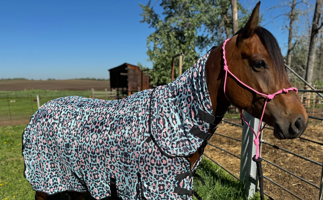 Pink Leopard Fly Sheet
