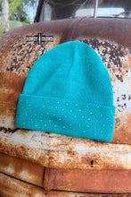 Load image into Gallery viewer, TURQUOISE-Shine Bright Beanie
